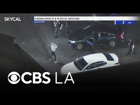 DUI suspect arrested after Los Angeles Police Department pursuit