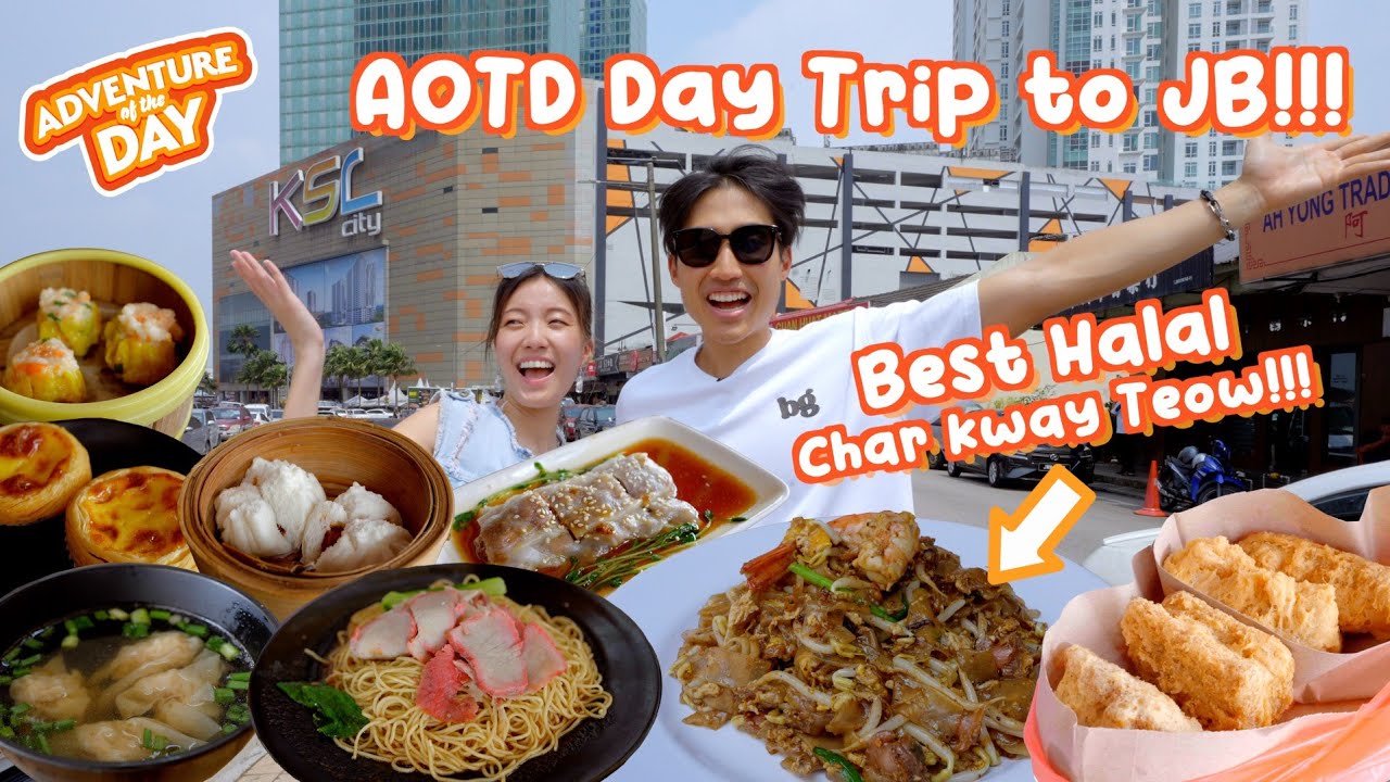 TOP 4 Johor MUST TRY Street Food Spots! | We Found The BEST Halal Char Kway Teow?! | AOTD Episode 23