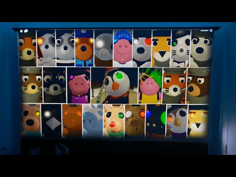 ROBLOX PIGGY 2 ALL JUMPSCARES ON A 100 INCH LASER PROJECTOR