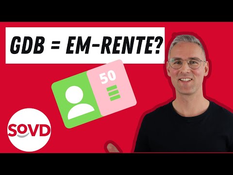 Degree of disability (GdB) = EM pension?