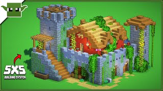 Minecraft | How to Build a Terracotta House [EASY 5x5 System]