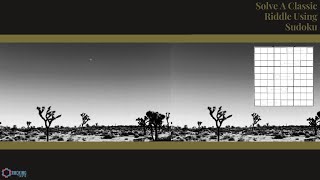 Solve A Classic Riddle Using A Sudoku!