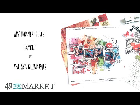 My happiest heart - Layout by Valeska