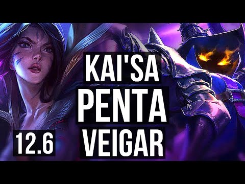 KAI'SA & Miss Fortune vs VEIGAR & Leona (ADC) | Penta, 67% winrate | NA Master | 12.6