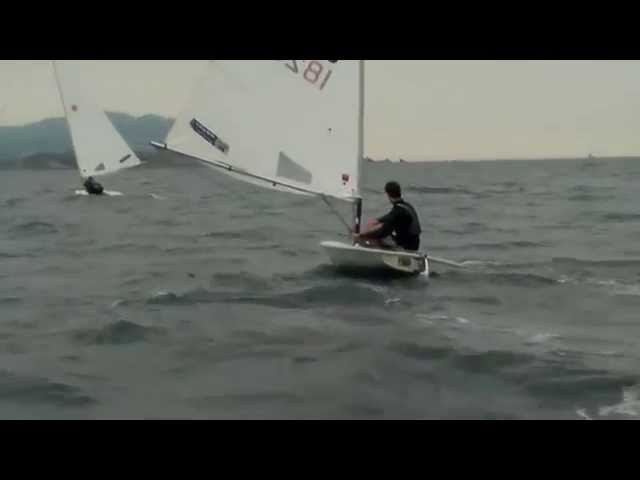 Laser Sailing Downwind in light airs