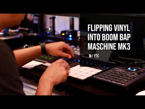 Boom Bap Beatmaking on Maschine MK3 | Vinyl Sampling | No Commentary