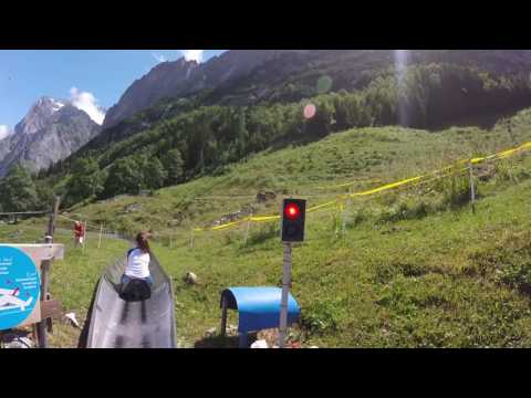 Grindelwald Rodelbahn toboggan Pfingstegg Interlaken Switzerland July 2016 HD GoPro