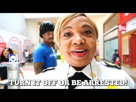 Angry Security Guard Presses My Filmer!