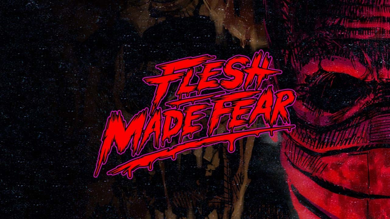 Silhouette of operative facing a mutated creature in a mansion laboratory setting