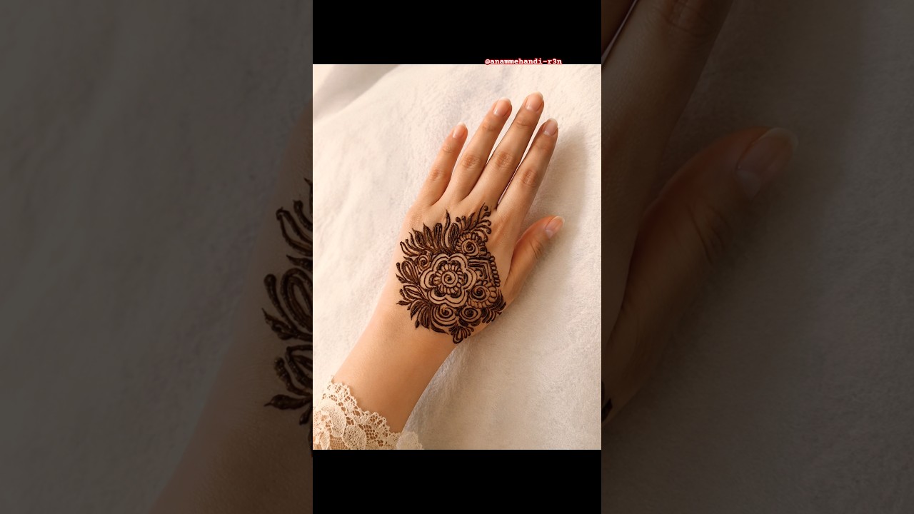 🌿New trending mehandidesign♥️🥀#beautiful #trendingmehndi #hena #henaart#trendhrna