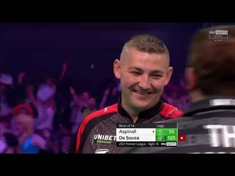 🥇Darts - Jose De Sousa Hits 3 Double 20s 😮 #shorts✅