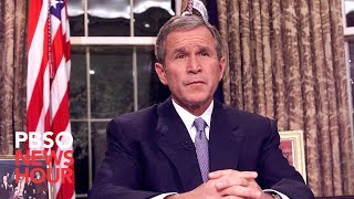 WATCH: President George W. Bush&#39;s address to the nation after September 11, 2001 attacks