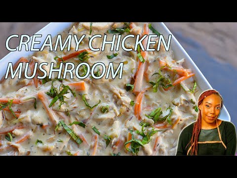 Easy Creamy Chicken & Mushroom dish #zimbokitchen #chicken