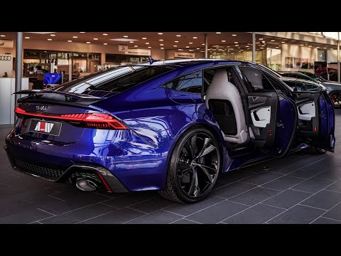 INSANE LOOKING 2023 Audi Exclusive RS7 - White interior, Sound and Exterior details