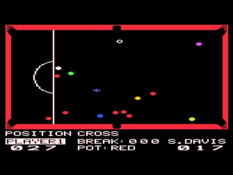 Steve Davis World Snooker Atari