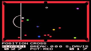Steve Davis Snooker for the Atari 8-bit family
