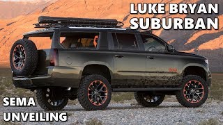 Luke Bryan Chevrolet Suburban SEMA Unveiling