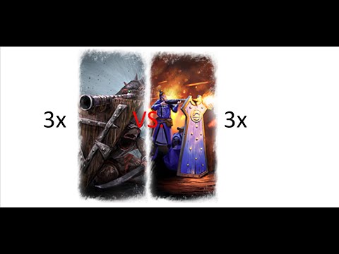 Can 3 Crane Gunners Beat 3 Warplock Jezzails in Total War: Warhammer 3?