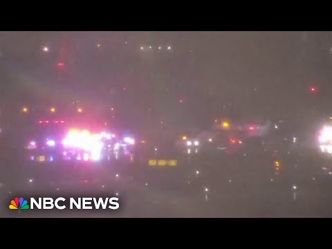 Passengers evacuated after emergency landing at Newark airport