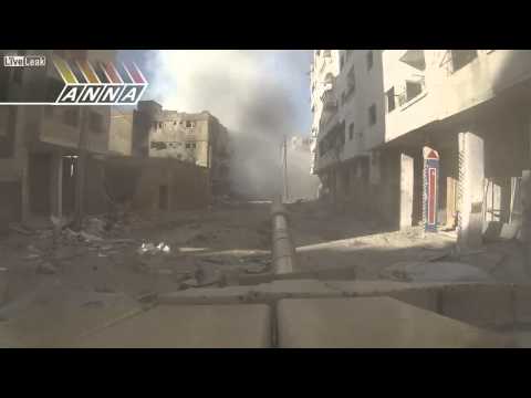 Urban Battle Filmed From SAA Tank In Darya - ANNA news