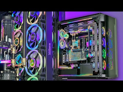 $9900 13900KSㅣRTX 4090 Corsair Obsidian 1000D Ultimate Watercooled Build