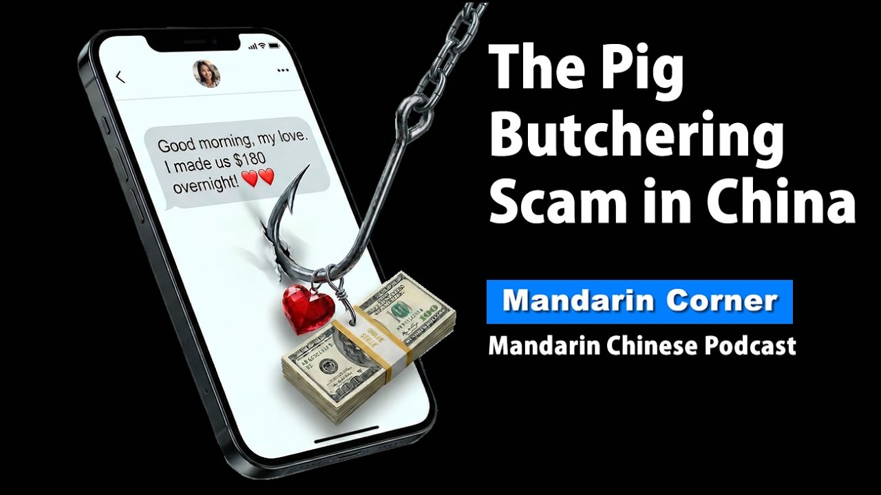 The Pig Butchering Scam in China - Mandarin Chinese Podcast - Upper Intermediate & Advanced Chinese