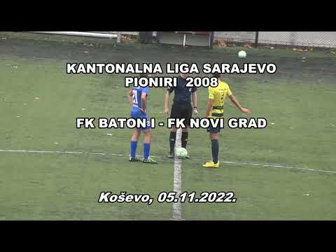 Pioniri 2008 FK Baton - FK Novi Grad 2:1 Omladinska liga Pionira Grupa A 05.11.2022