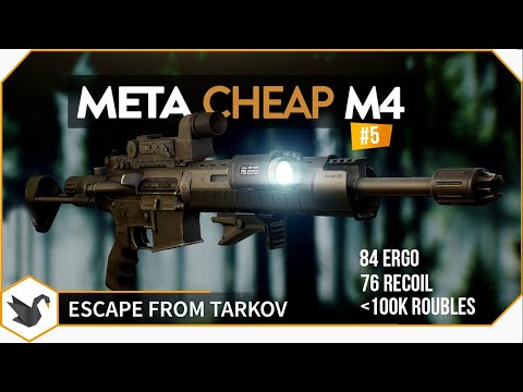 [EN] UQT #5 - Mega-Cheap M4 : 84 ergo 76 recoil for 100k roubles - Escape From Tarkov