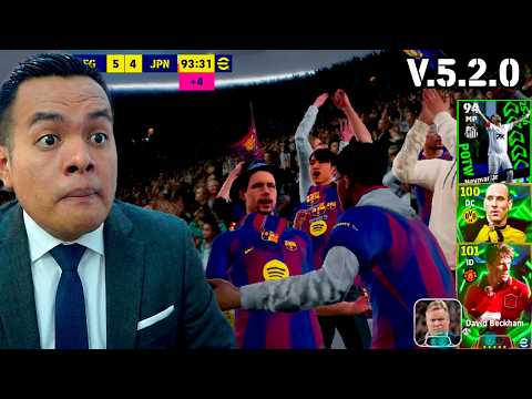 Así es el Nuevo eFootball 5.2.0 Versión Final (Nuevas Animaciones con Publico Realista)