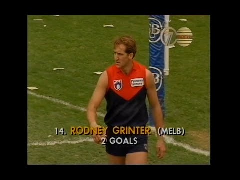 Rod Grinter - Melbourne - 4 goals v Collingwood - 1993 Round 11 - MCG - AFL