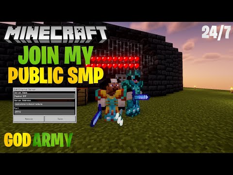 Join GodArmy SMP LIVE with Subscribers NOW!