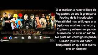 Bien Comodo - Daddy Yankee Ft. Varios Artistas (Original) (Letra)