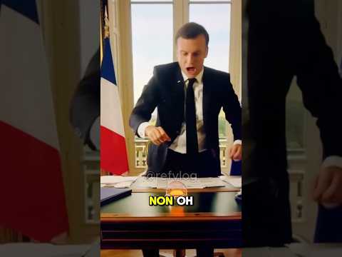 MACRON DÉCLARE LA GUERRE PAR ACCIDENT 😂🔥🚀 #macron #rage #missile #guerre #humour #rage #drole