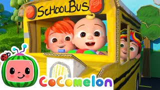 The Wheels on the Bus Go Round and Round @CoComelon for Kids | Sing Along With Me!