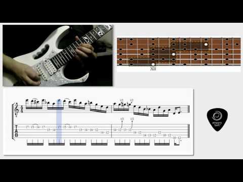 Vinnie Moore inspired Jeck Beck style bending lick in E Dorian/Mixolydian w/ animated tab