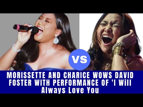 Morissette and Charice AMAZES David Foster! 😮