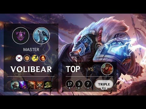 Volibear Top vs Wukong - KR Master Patch 10.10