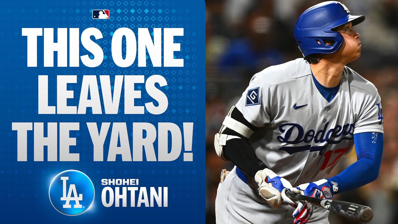 Shohei Ohtani's two-run home run makes it a ONE-RUN game in the 9th for the Dodgers 👀