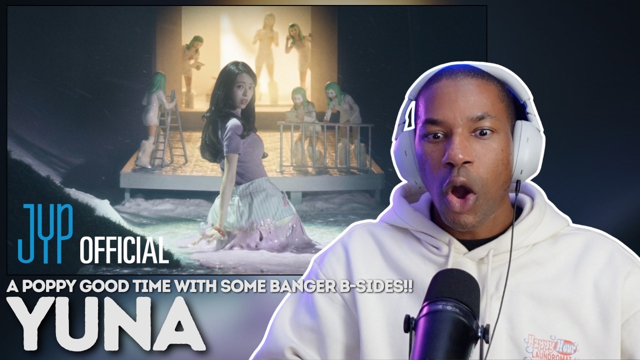 YUNA | 'Ice Cream' MV & Studio Choom + 'B-Boy', 'Blue Maze', 'Hyper Dream' REACTION
