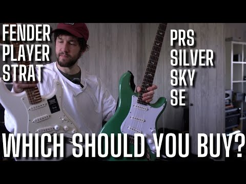 PRS Silver Sky SE vs Fender Player Strat - Which is Better?