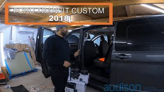 Ford Transit Custom 2018/2019 Audison Speaker Upgrade 🔊 Subwoofer on Factory Rad
