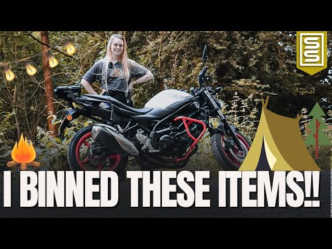 Gear I binned after motorcycle adventure camping