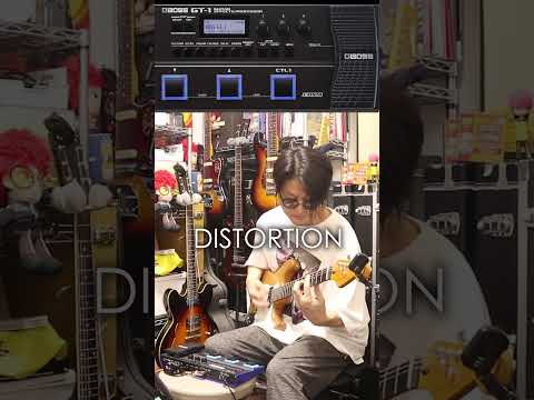 BOSS GT-1のDistortionとMetal Zone🎸#bosseffects #ディストーション #メタゾネ