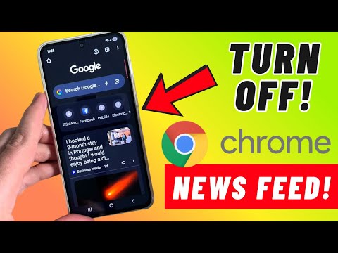 How to Disable DISCOVER NEWS FEED on Google Chrome