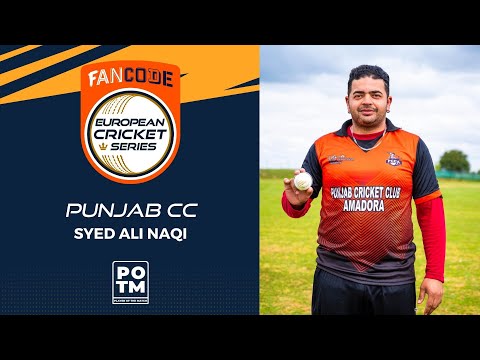 POTM: S.Ali Naqi - FRD vs PNJ | Highlights | FanCode ECS Portugal, Day 10 | ECS22.064