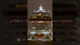 AIDAMAR - Sail away mit Schiffshorn aus dem Hamburger Hafen | Shipspotting Hamburg