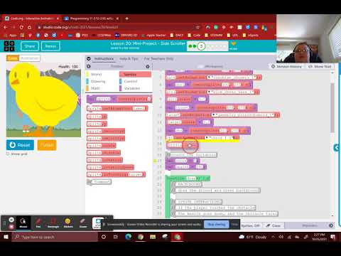 Code.Org CSD U3 L20 Project Side Scroller 2021-2022