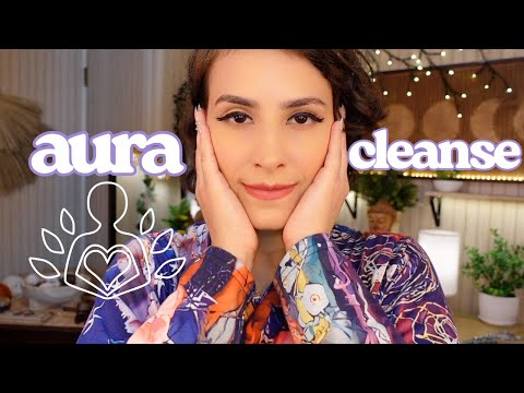 Reiki ASMR For Healing | Aura Cleanse & Third Eye Energy Work for SLEEP🌙 Thunderstorm ⛈️ Sounds