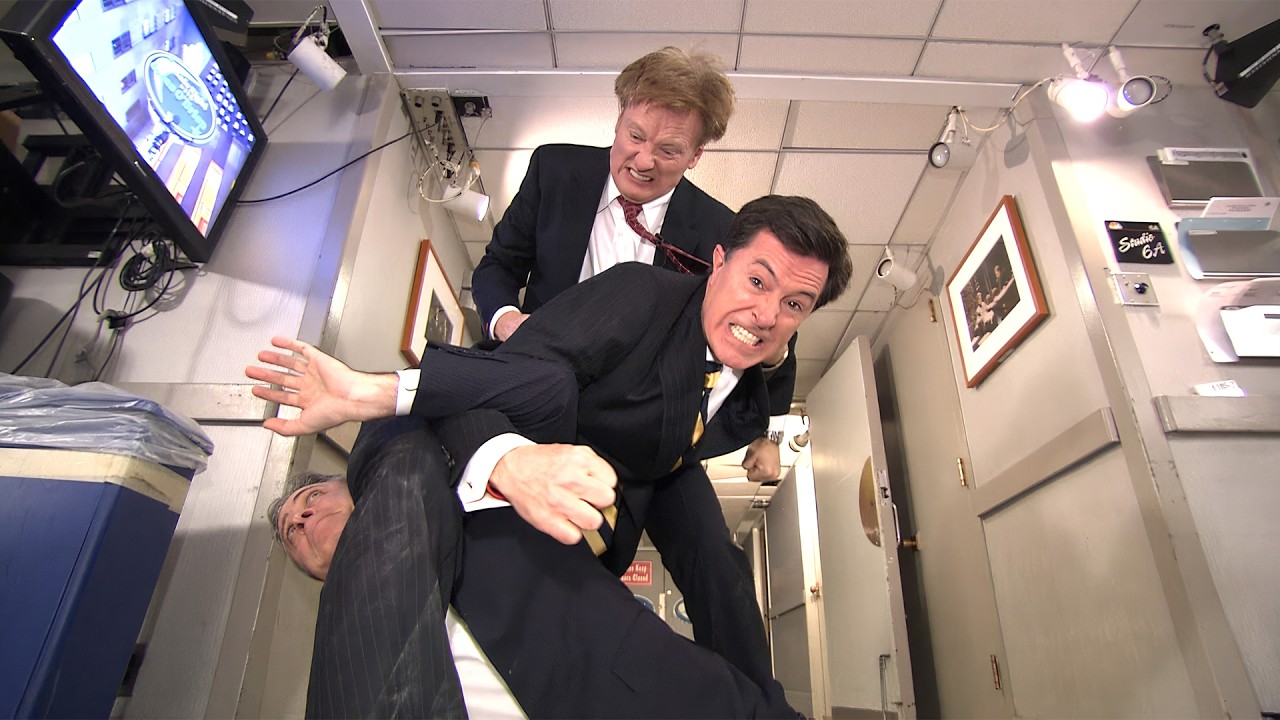 Conan Fights Stephen Colbert and Jon Stewart | Late Night with Conan O’Brien