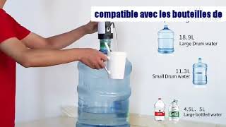 Distributeur d'eau rechargeable
